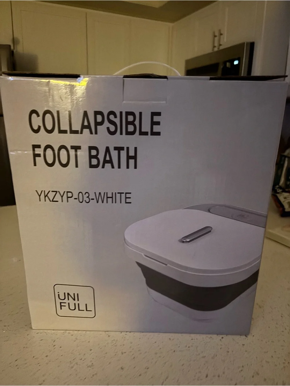 UNIF Collapsible Foot Bath - White